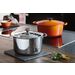 Le Creuset Kookpan in RVS Signature met Deksel 18cm