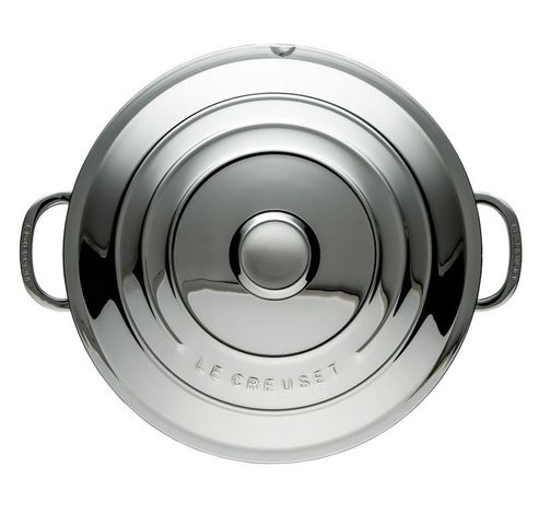 Kookpan in RVS Signature met Deksel 18cm  Le Creuset