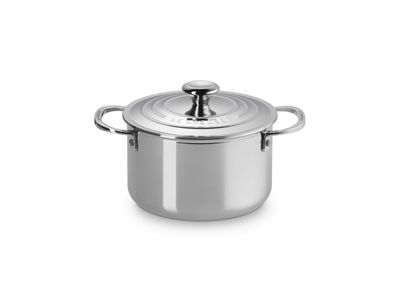 RVS Signature Kookpan met Deksel 18cm