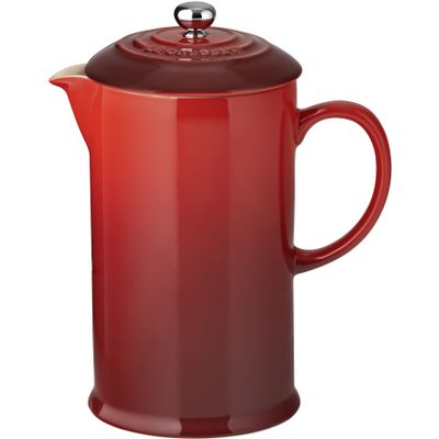 Cafetière à piston en céramique 1l  Cerise  Le Creuset