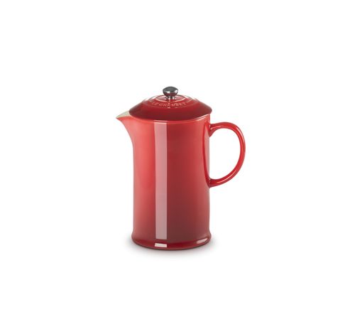 Cafetière à piston en céramique 1l  Cerise  Le Creuset