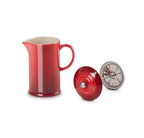 Cafetière à piston en céramique 1l  Cerise  Le Creuset