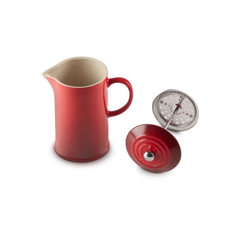 Cafetière à piston en céramique 1l  Cerise  Le Creuset