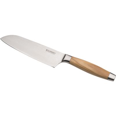 Santokumes met Olijfhouten Heft 18cm Hout  Le Creuset