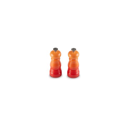 Peper- en Zoutmolen Small 11cm Oranjerood  Le Creuset