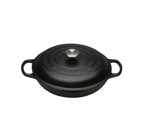 Stoofpan campagnard 26cm zwart  Le Creuset