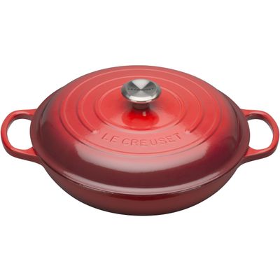 Campagnard in Geëmailleerd Gietijzer 30cm 3,5L kersenrood  Le Creuset