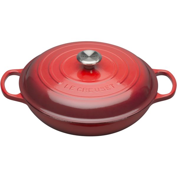 Le Creuset Campagnard in Geëmailleerd Gietijzer 30cm 3,5L kersenrood