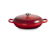 Campagnard in Geëmailleerd Gietijzer 30cm 3,5L kersenrood