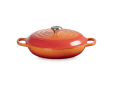 Campagnard in Geëmailleerd Gietijzer 30cm 3,5L oranjerood