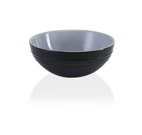 Medium bowl 20 cm Mat Zwart Mist Grey  Le Creuset