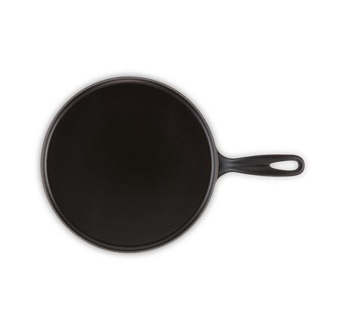 Petite crêpière en fonte émaillée 27cm Noire Mat  Le Creuset