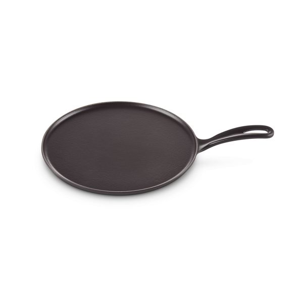 Pannenkoekenpan in Geëmailleerd Gietijzer 27cm Mat Zwart 