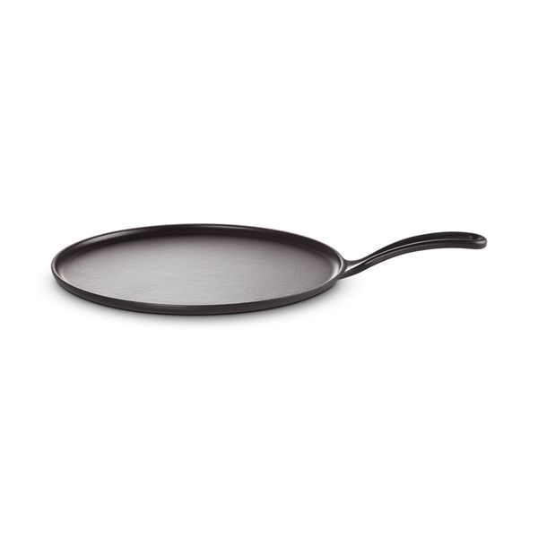 Pannenkoekenpan in Geëmailleerd Gietijzer 27cm Mat Zwart 