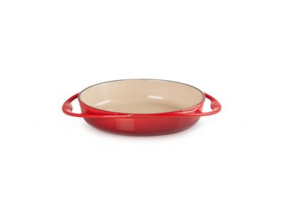 Tarte Tatinvorm in Geëmailleerd Gietijzer 25cm 1,8L Kersenrood