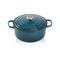 Gietijzeren Ronde cocotte 20cm 2,4L Deep Teal 