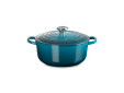 Stoofpan Rond in Geëmailleerd Gietijzer 20cm 2,4L Deep Teal
