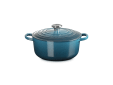 Stoofpan Rond in Geëmailleerd Gietijzer 20cm 2,4L Deep Teal