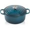 Gietijzeren Ronde cocotte 24cm 4,2L Deep Teal 