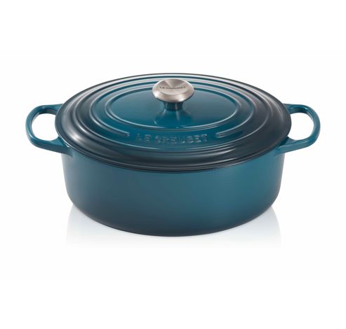 Cocotte Ovale en Fonte 31cm 6.3L Deep Teal  Le Creuset