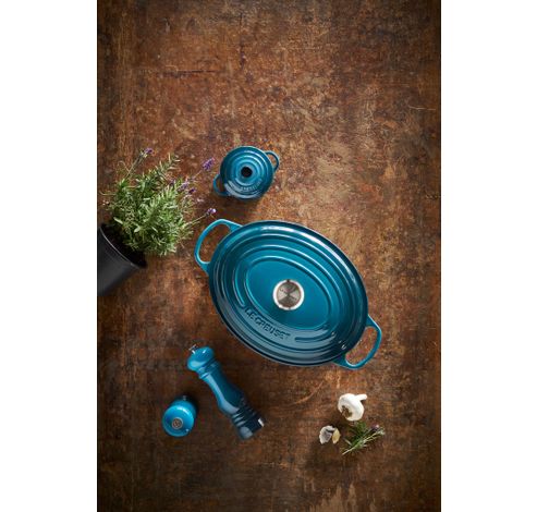 Cocotte Ovale en Fonte 31cm 6.3L Deep Teal  Le Creuset