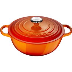 Gietijzeren Marmite 32cm Oranjerood 