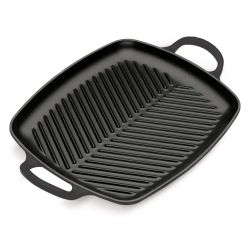 Rechthoekige Grillplaat 30cm Mat zwart 