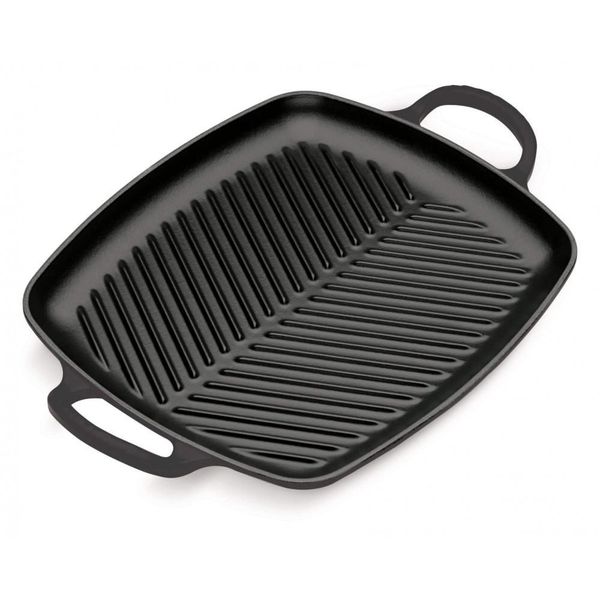 Rechthoekige Grillplaat 30cm Mat zwart 