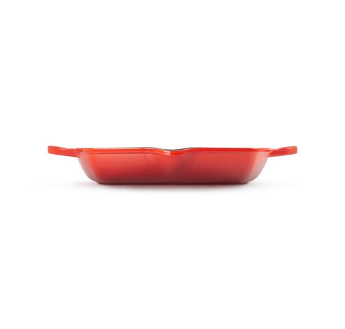 Gril carré profond en fonte émaillée 30cm Cerise  Le Creuset