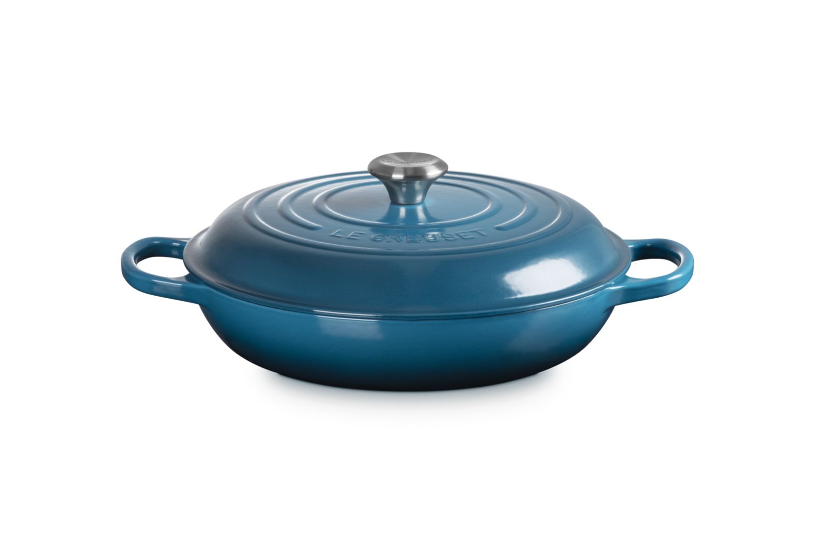 Campagnard in Geëmailleerd Gietijzer 30cm 3,5l Deep Teal