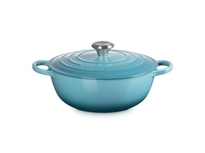 Marmite in Geëmailleerd Gietijzer 26cm 4,1l Caribbean Blue