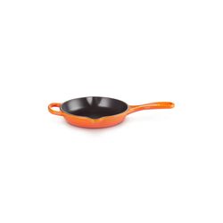 Skillet Rond in Geëmailleerd Gietijzer 16cm Oranjerood 