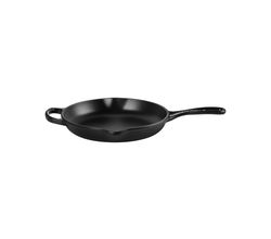 Skillet Rond in Geëmailleerd Gietijzer 20cm Mat Zwart Le Creuset