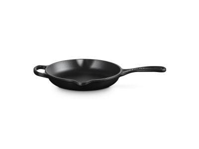 Signature Skillet Rond in Geëmailleerd Gietijzer 20cm Mat Zwart