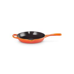 Skillet Rond in Geëmailleerd Gietijzer 20cm Oranjerood 