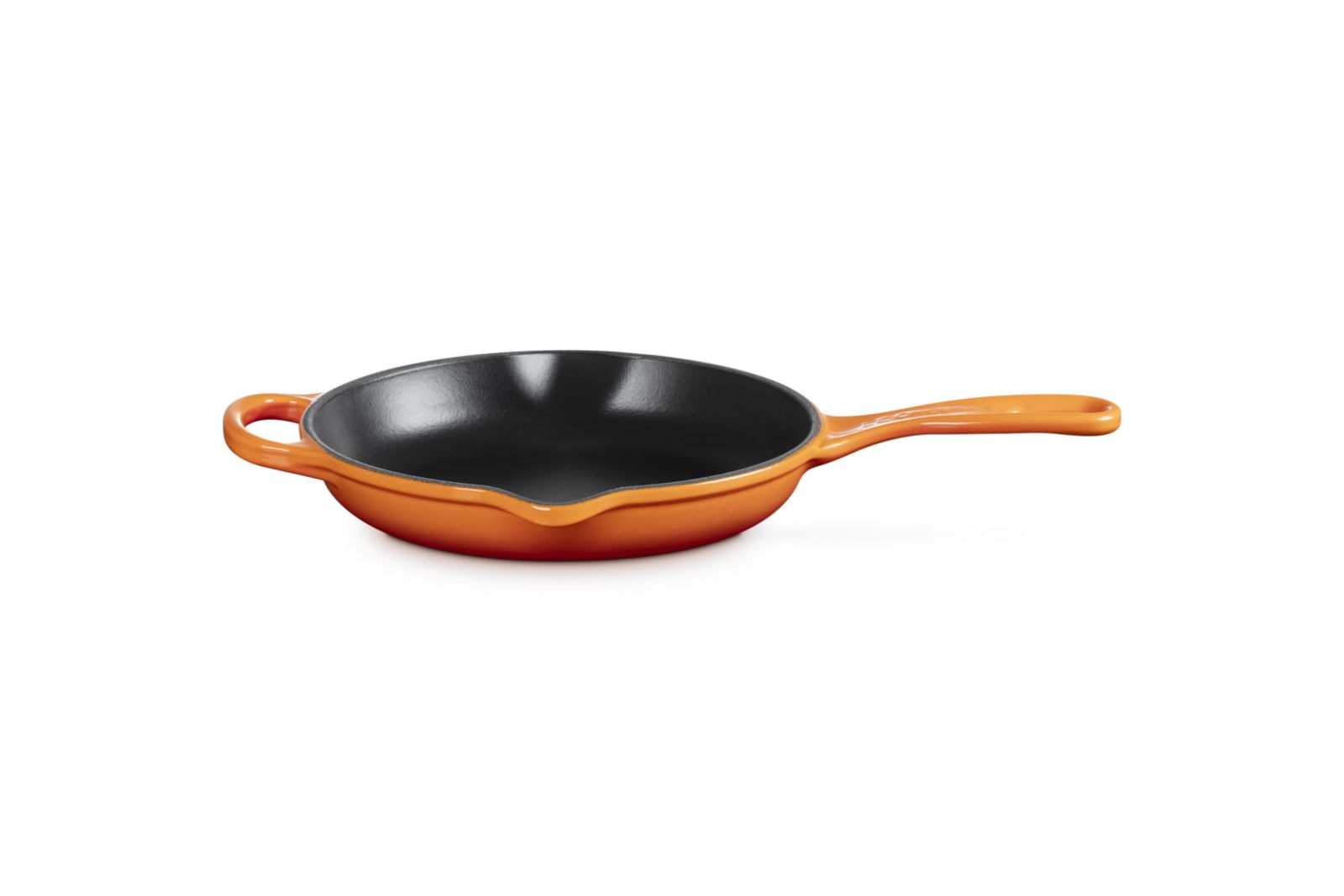 Signature Skillet Rond in Geëmailleerd Gietijzer 20cm Oranjerood