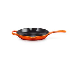 Skillet Rond in Geëmailleerd Gietijzer 23cm Oranjerood Le Creuset