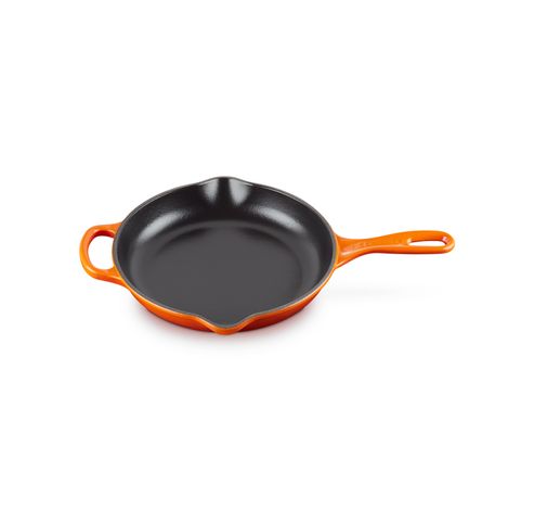 Skillet rond en fonte émaillée 23cm Volcanique  Le Creuset