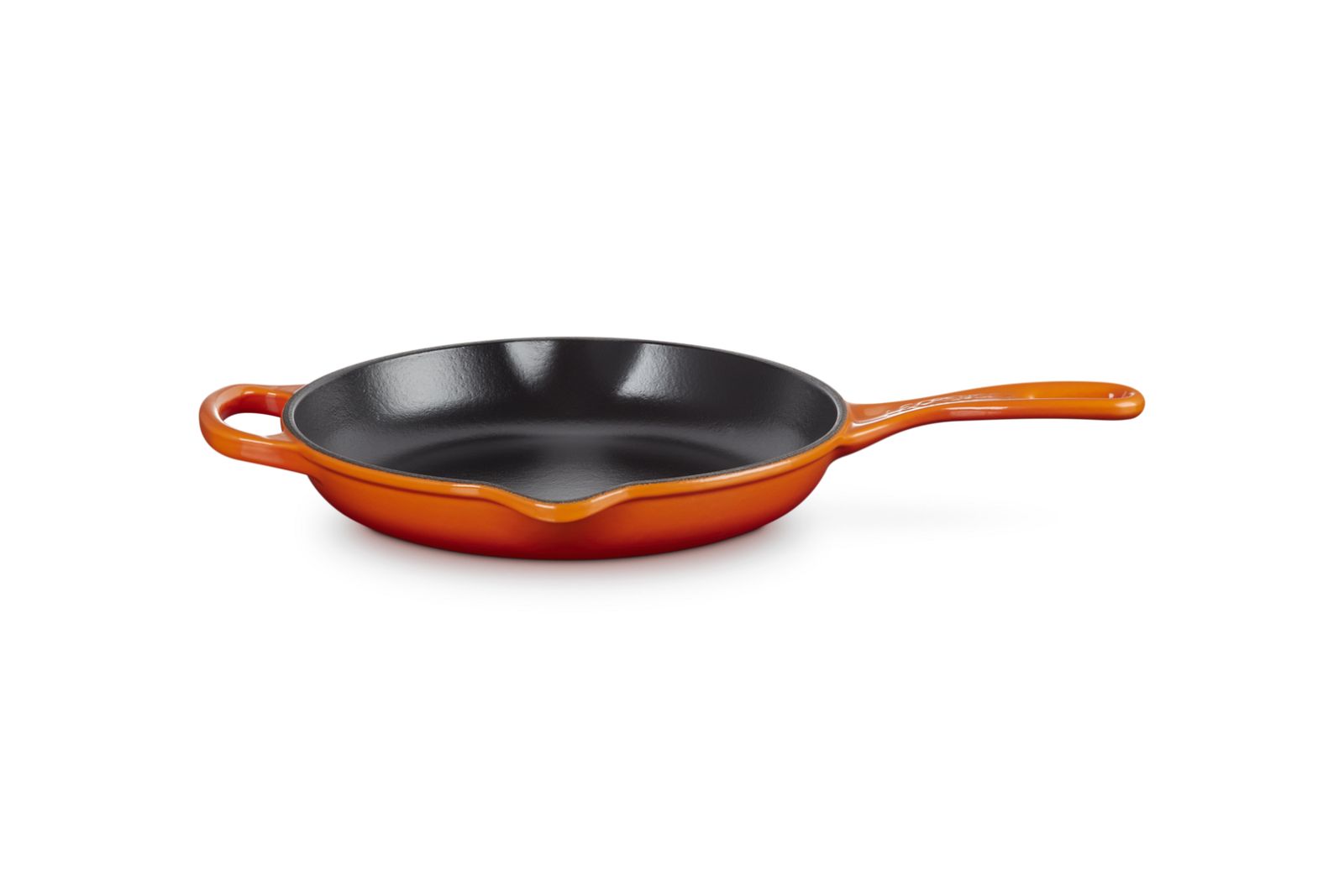 Signature Skillet Rond in Geëmailleerd Gietijzer 23cm Oranjerood