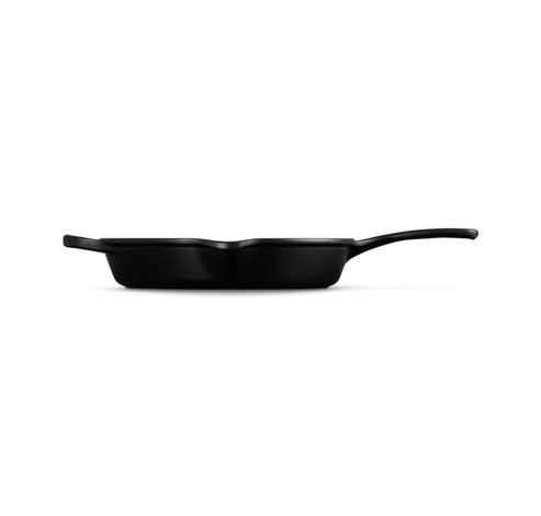 Skillet rond profond en fonte émaillée 26cm 2l Noir Mat  Le Creuset