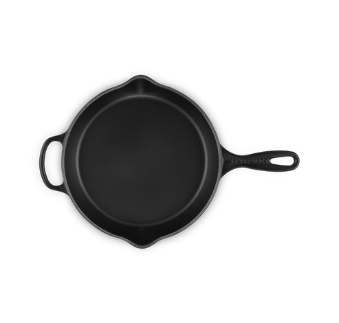 Skillet rond profond en fonte émaillée 26cm 2l Noir Mat  Le Creuset