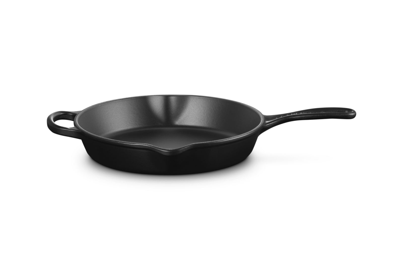 Signature Skillet Hoog in Geëmailleerd Gietijzer 26cm 2l Mat Zwart