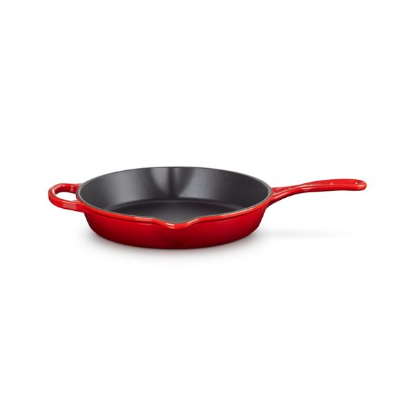 Le Creuset Skillet Hoog in Geëmailleerd Gietijzer 26cm 2l Kersenrood