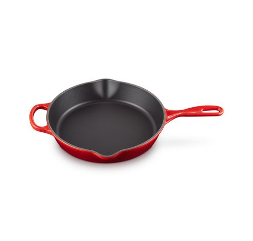 Skillet Hoog in Geëmailleerd Gietijzer 26cm 2l Kersenrood  Le Creuset