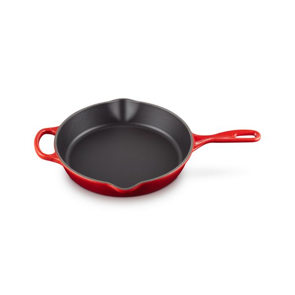 Le Creuset Skillet Hoog in Geëmailleerd Gietijzer 26cm 2l Kersenrood