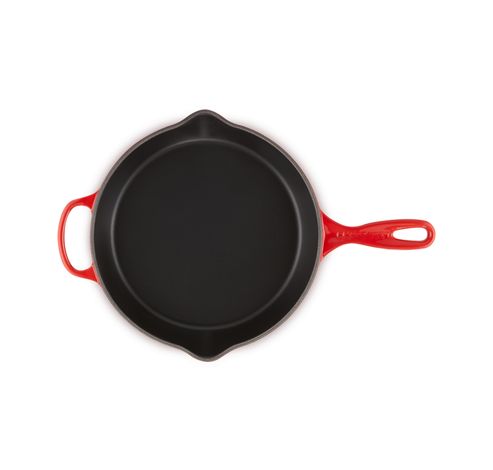 Skillet Hoog in Geëmailleerd Gietijzer 26cm 2l Kersenrood  Le Creuset