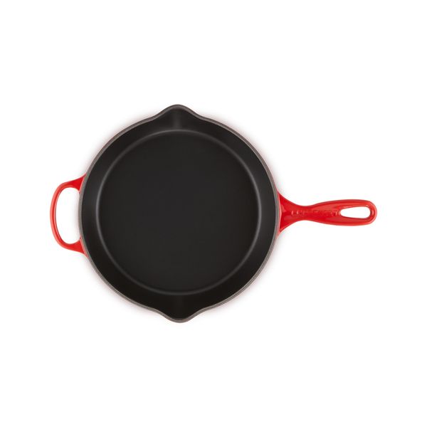 Le Creuset Skillet Hoog in Geëmailleerd Gietijzer 26cm 2l Kersenrood