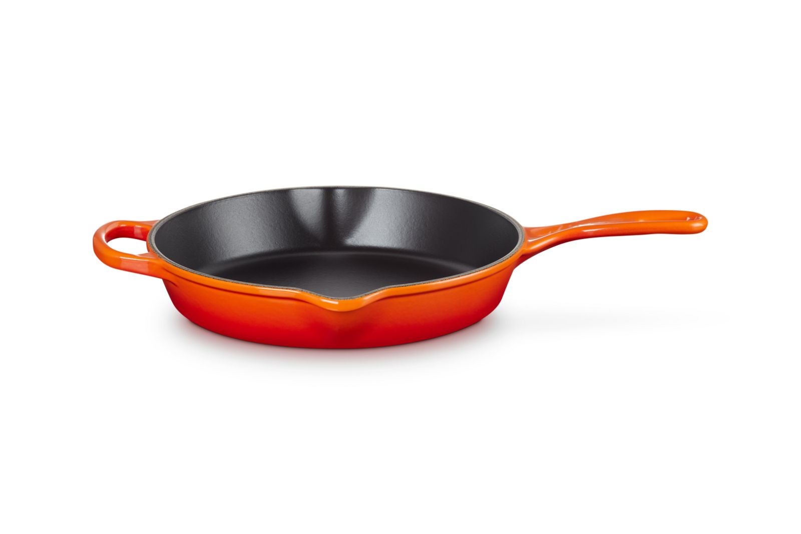 Skillet Hoog in Geëmailleerd Gietijzer 26cm 2l Oranjerood