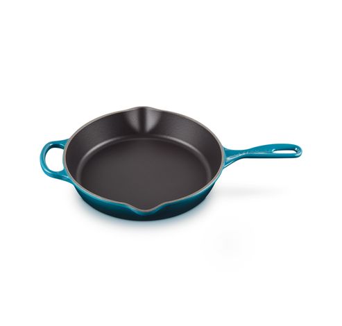 Skillet rond profond en fonte émaillée 26cm 2l Deep Teal  Le Creuset