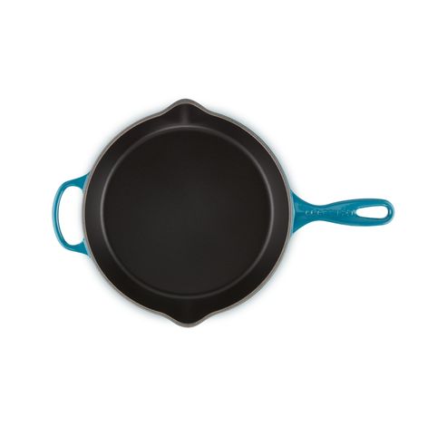 Skillet rond profond en fonte émaillée 26cm 2l Deep Teal  Le Creuset